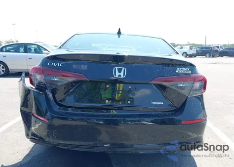 2025 Honda Civic Sport/Sport Touring из США, поврежденный, VIN 2HGFE4F83SH340324